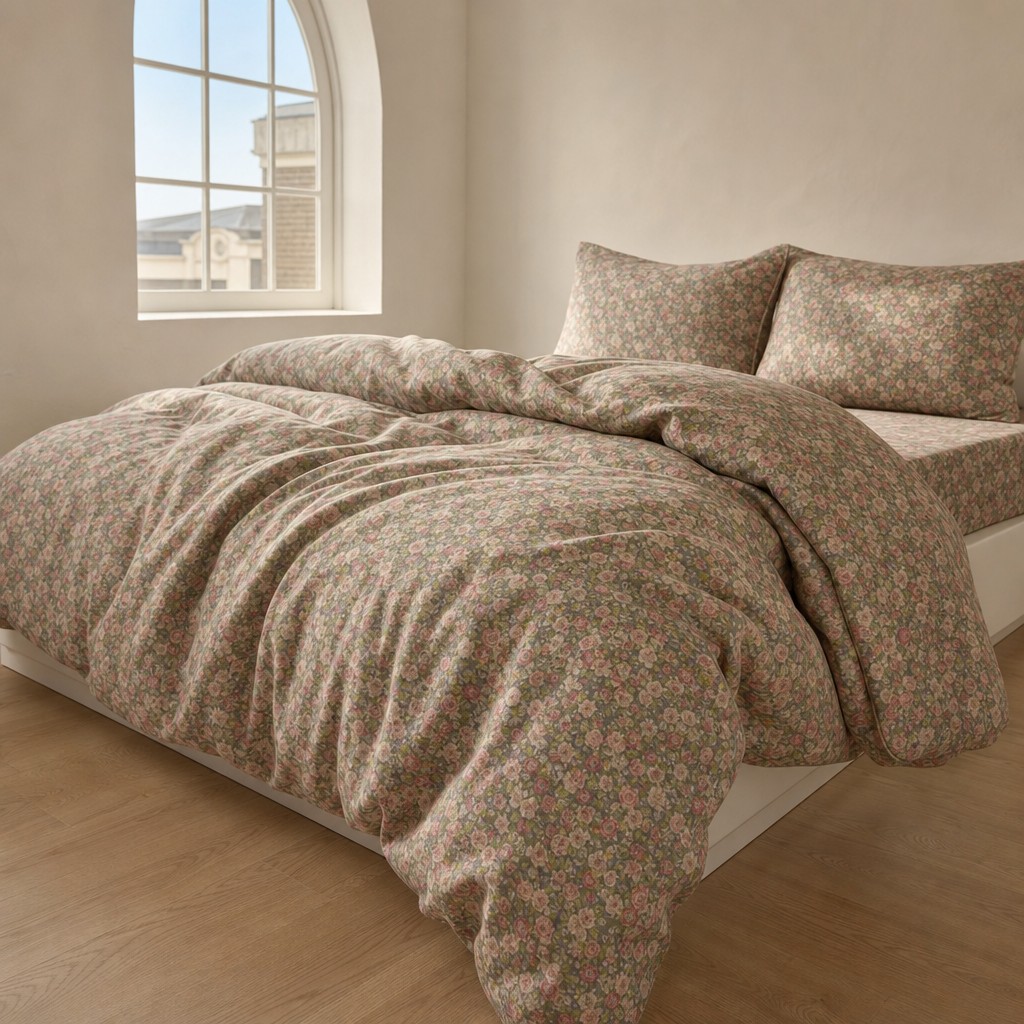 Floral bedding scene 3